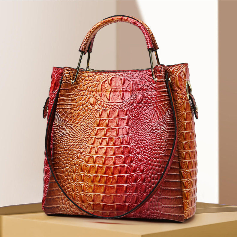 Retro Bucket Bag for Women