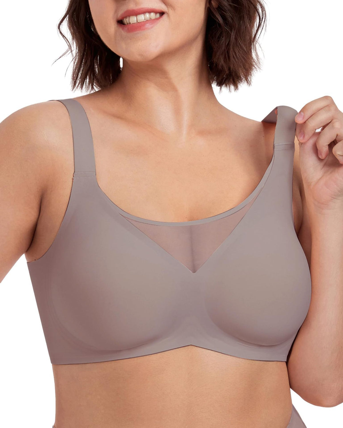 Seamless Wireless Minimizer Bra