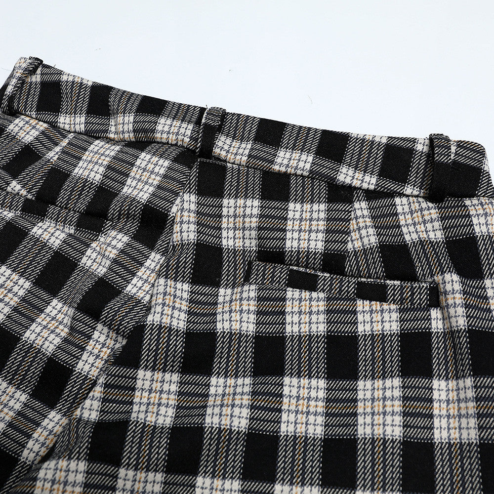 Dikke geruite broek unisex