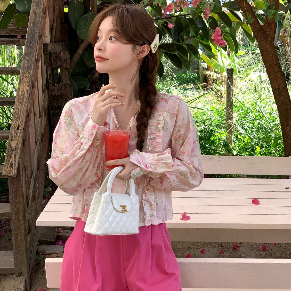 New floral shirt for women