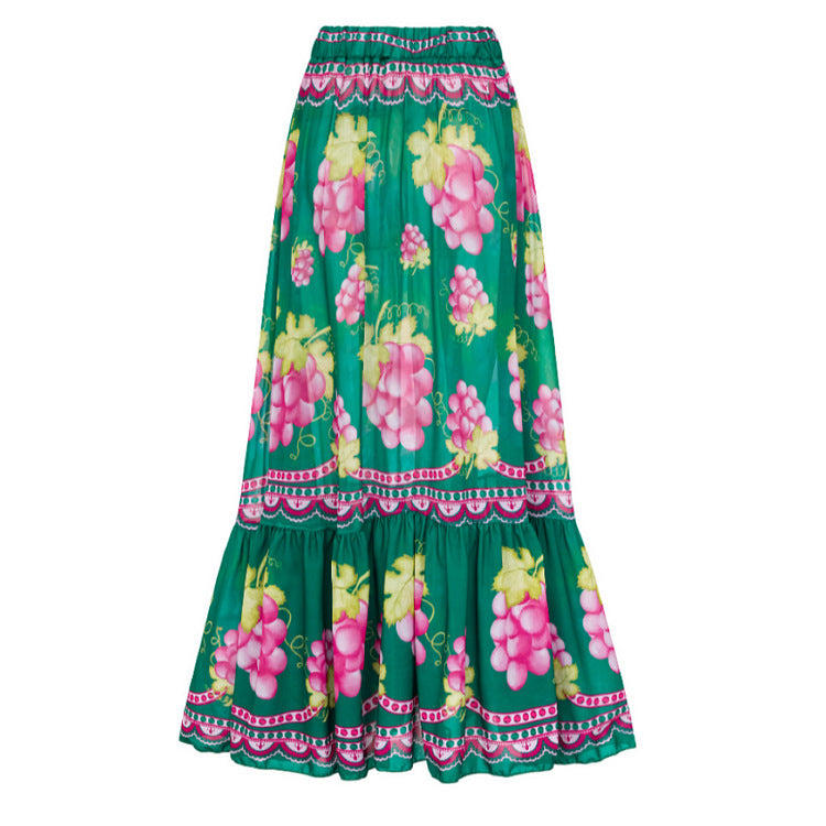 Retro gebloemde badpak set of apart