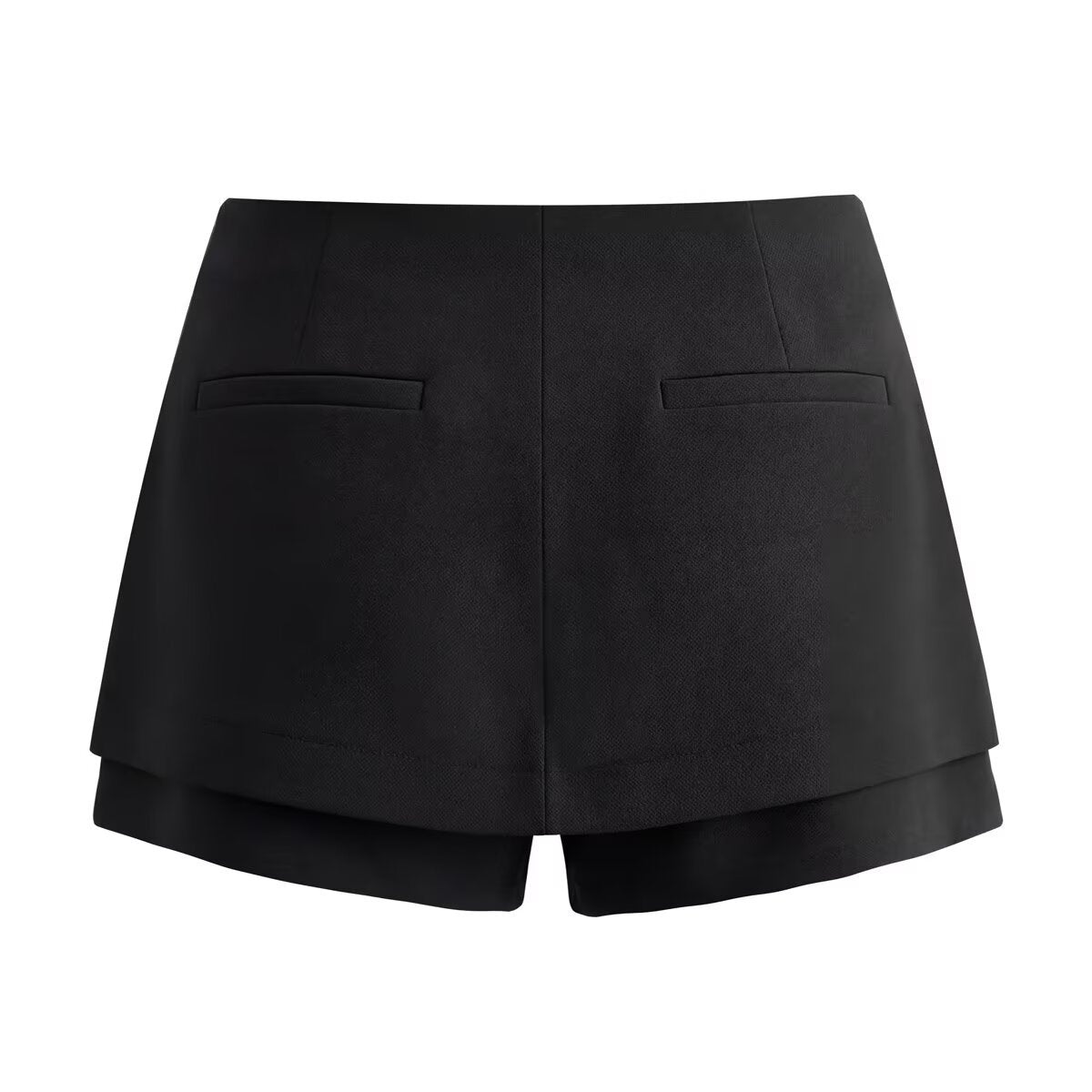 Modieus dames A-lijn skort met knopen