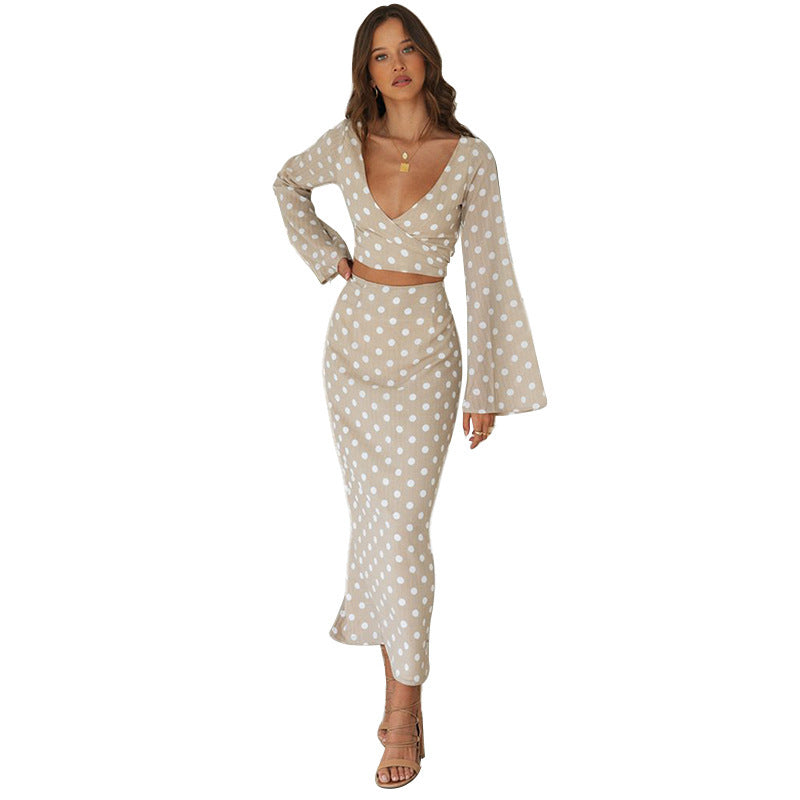 2-Delige polka dot set