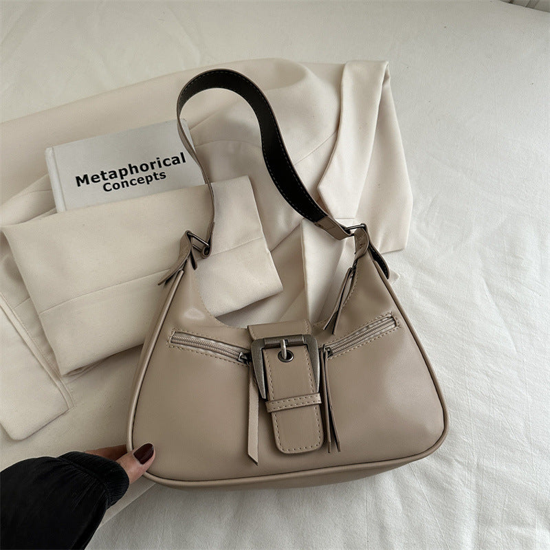 Retro Crescent Shoulder Bag