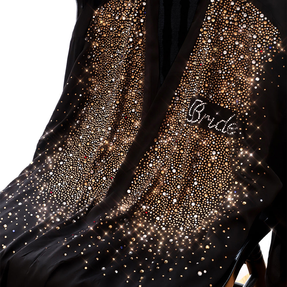 Bruids duster met diamandjes