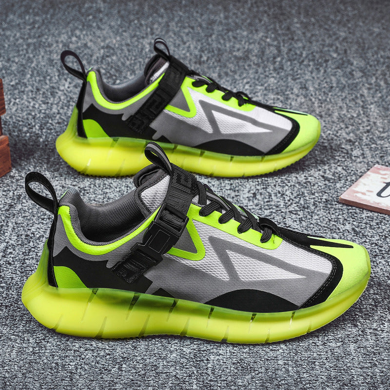 Trendy heren gekleurde casual sneakers