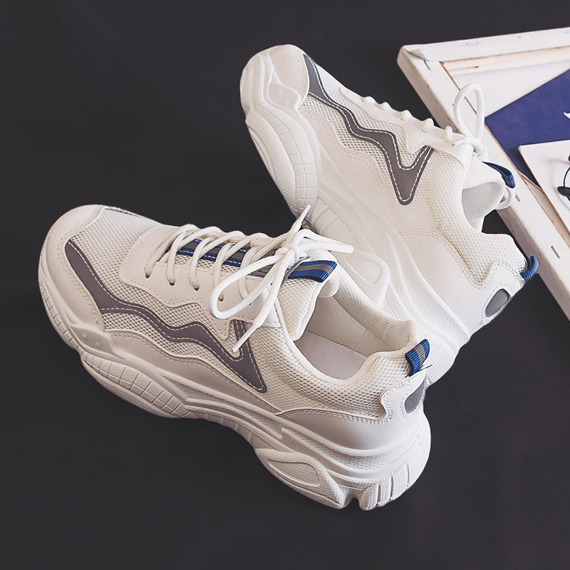 Ademende mesh reflecterende unisex sneakers