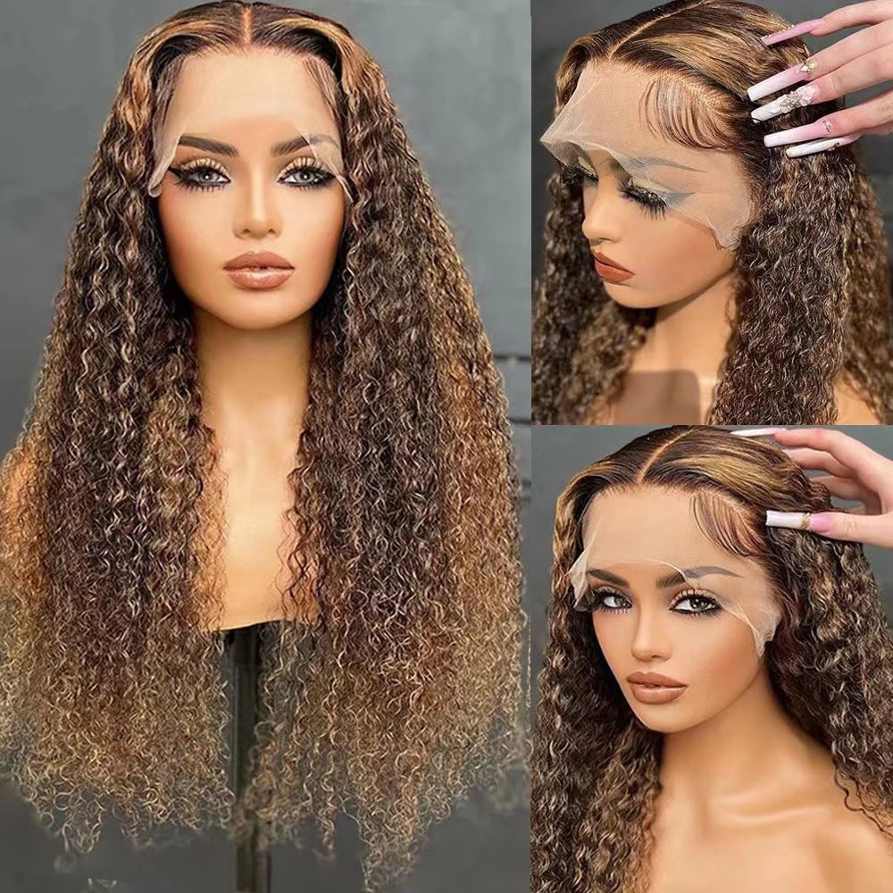 Long Curly Synthetic Lace Front Wig