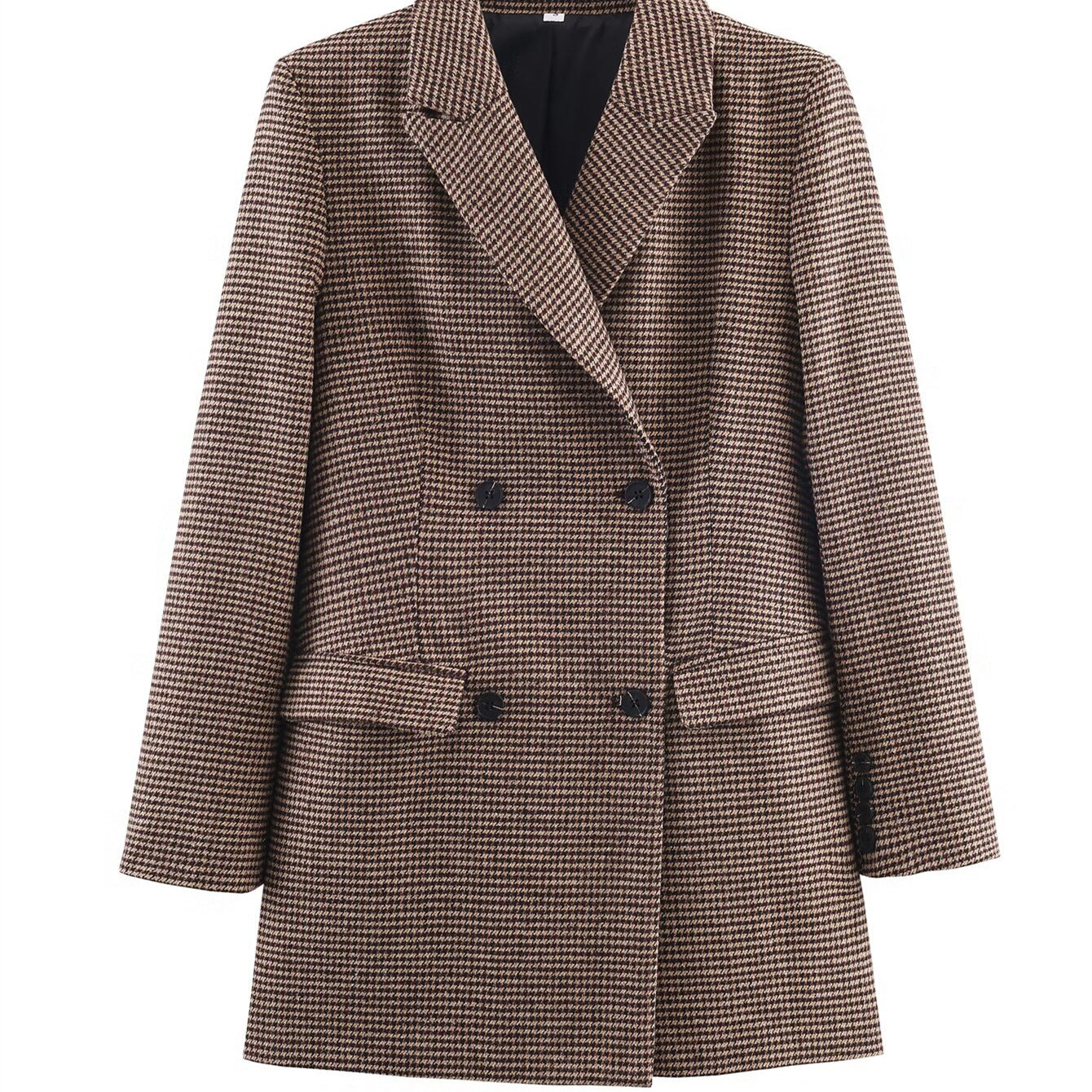 Commuting style mid length suit jacket