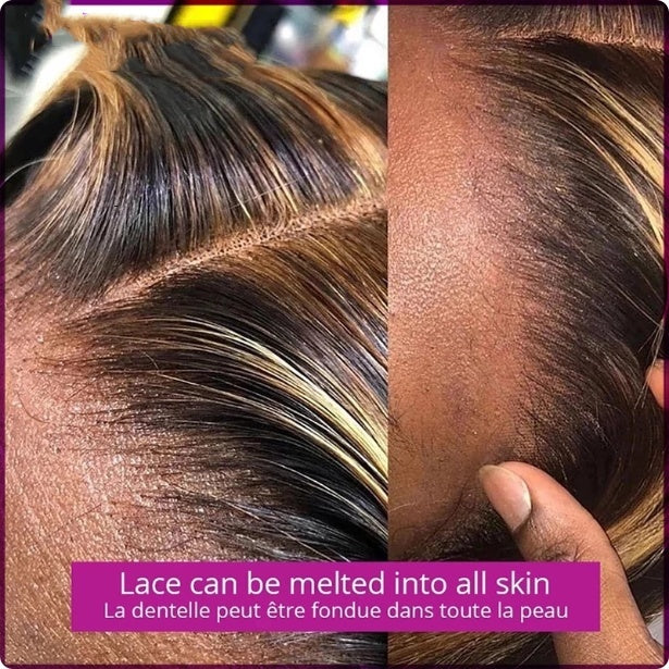 Long Curly Hair Big Wave Human Hair Front Lace Wig