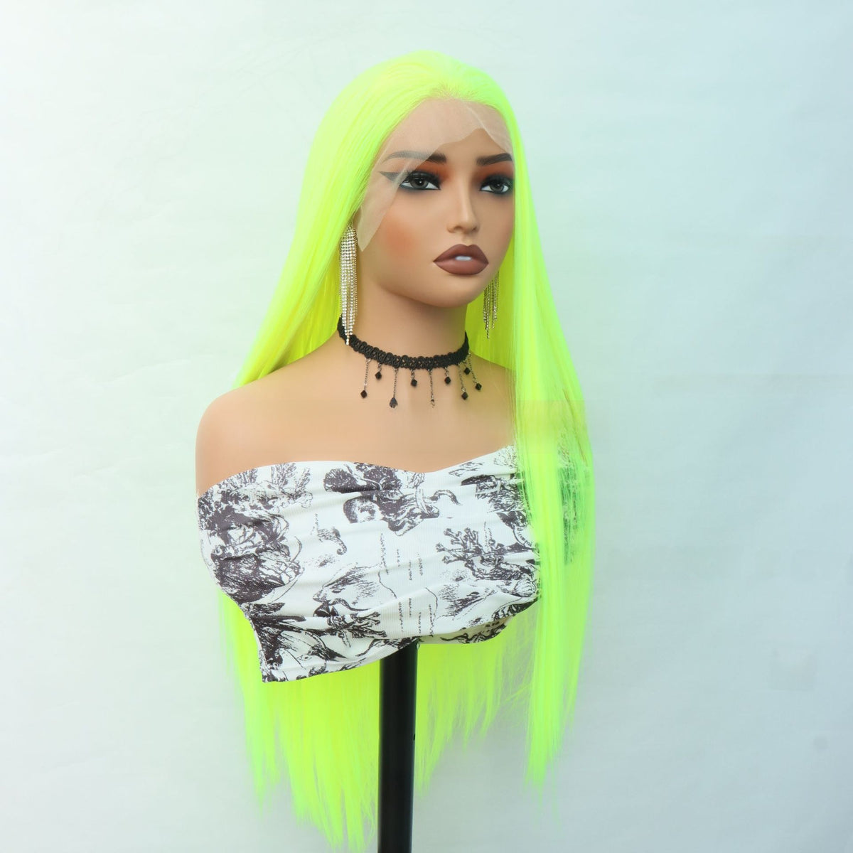Lace Front Long Straight Synthetic Wig