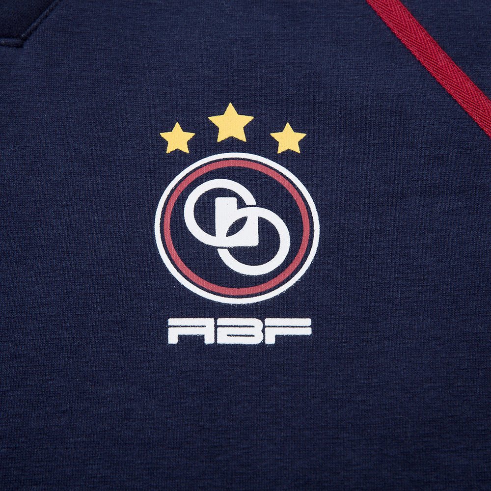 Sweatshirt met color-blocking lange mouwen en fluwelen kraag