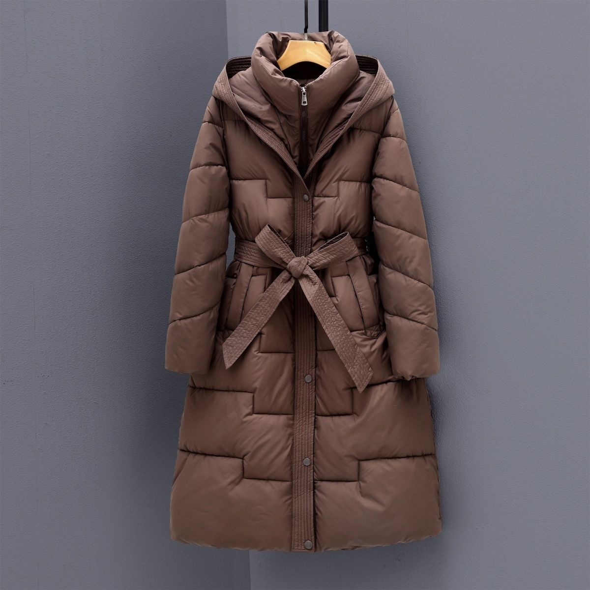 Women's Long Hooded Winter Coat