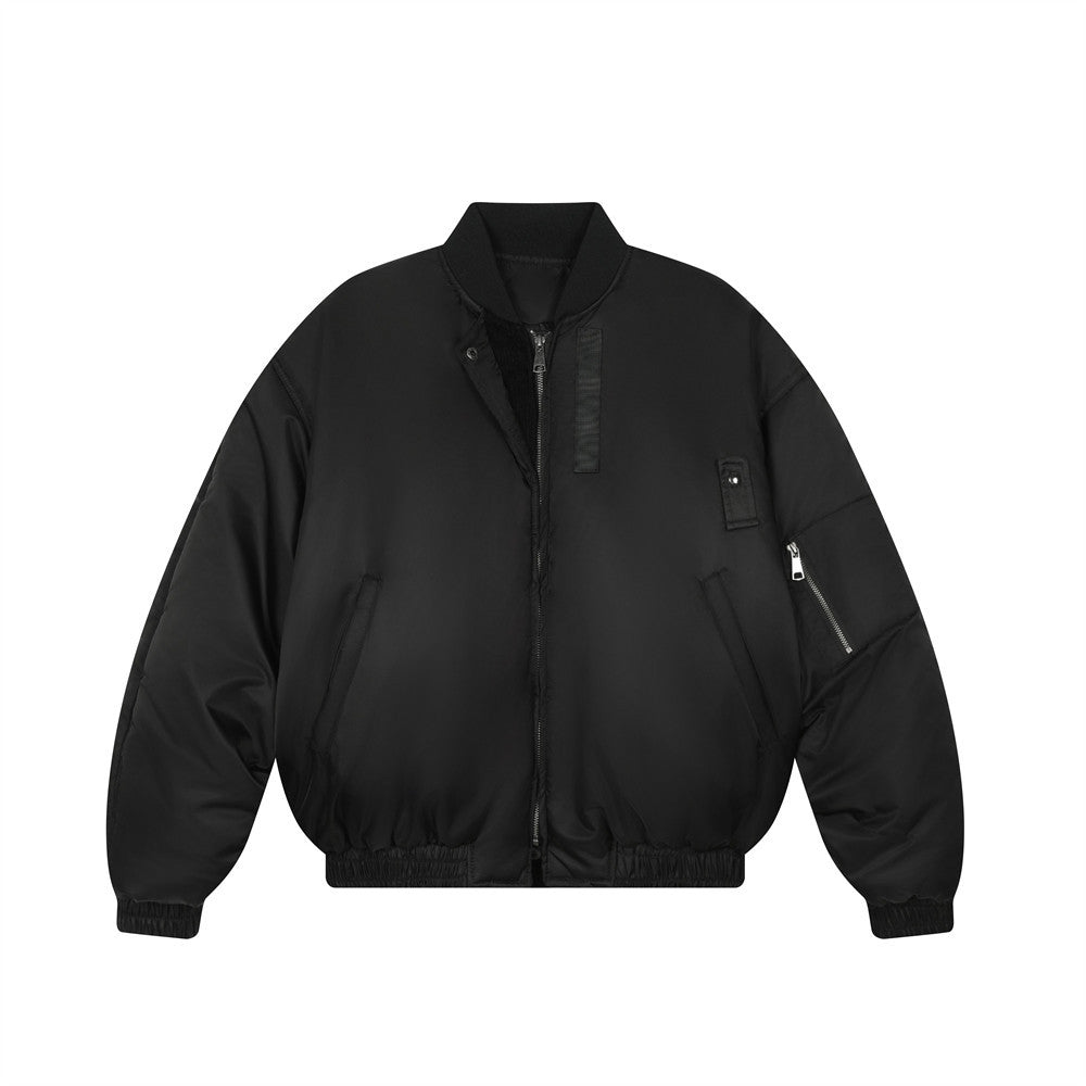 Nep tweedelig katoenen jasje met opstaande kraag