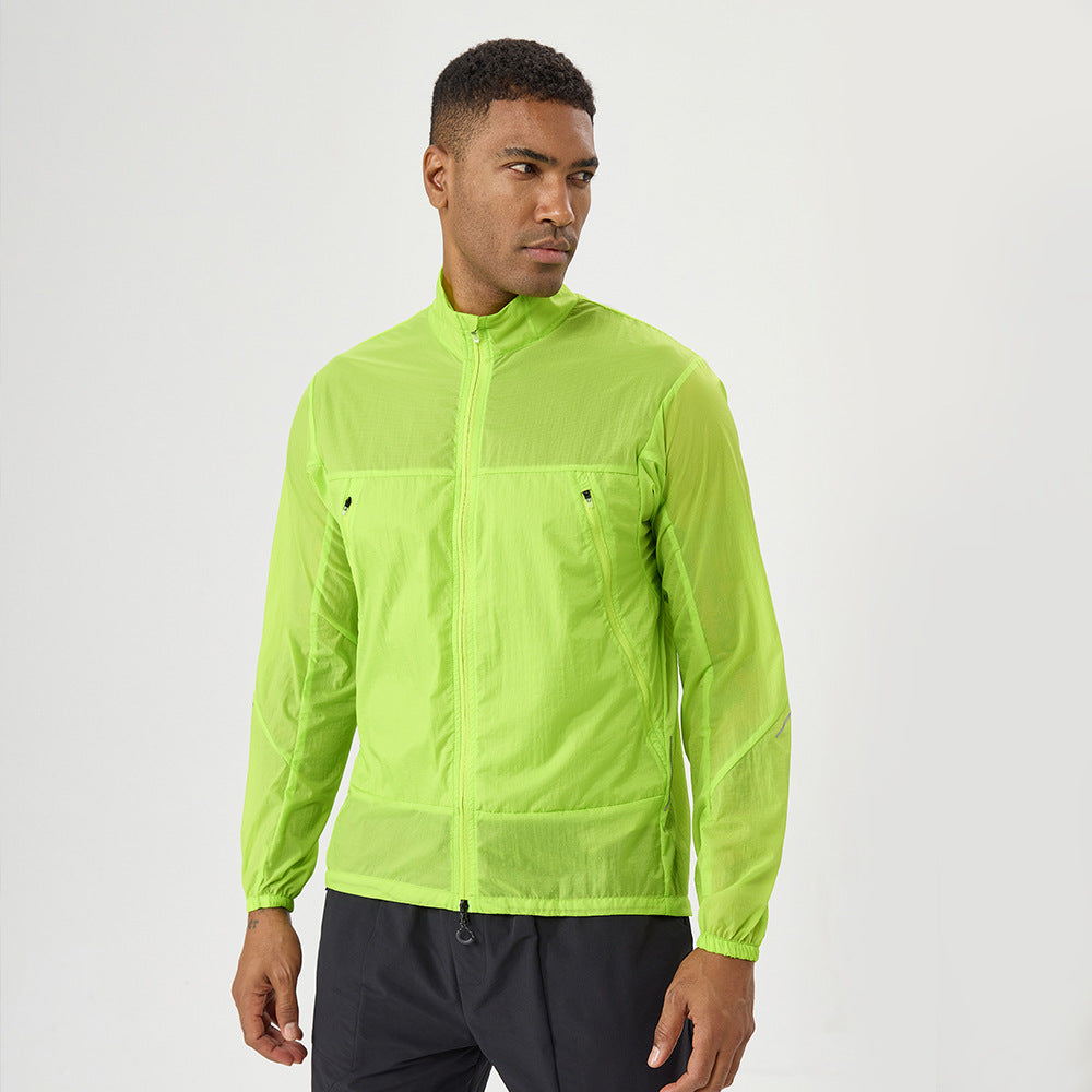 Men's outdoor lightweight breathable sunscreen clothing
