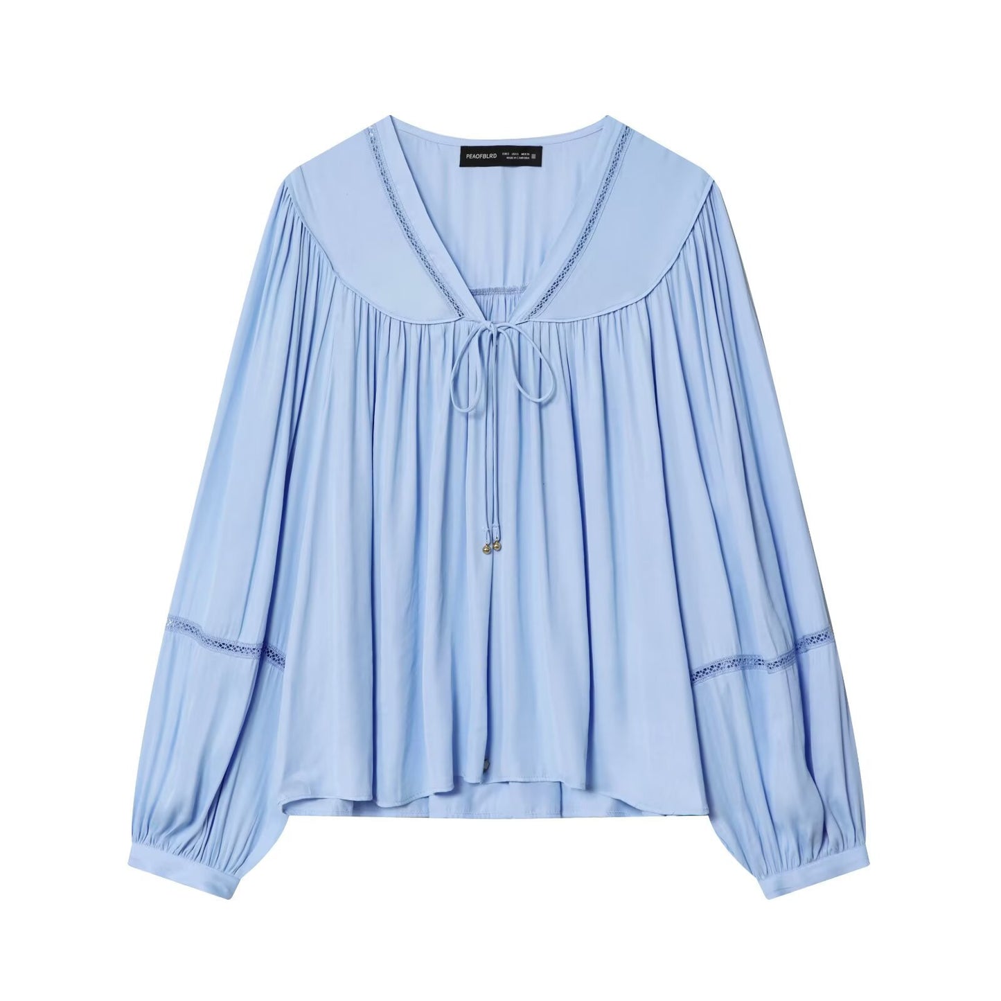 Vertical lace hanging shirt for women's clothing