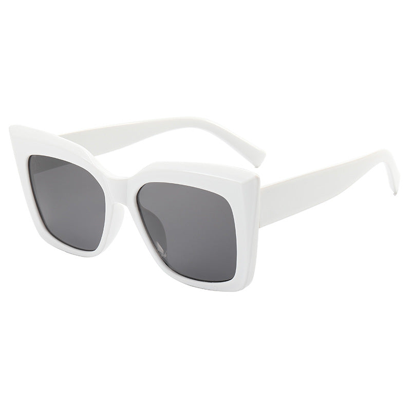 New Large Frame Retro Fashion Sunglasses Ins Catwalk Street Shooting Men And Women Sunglasses