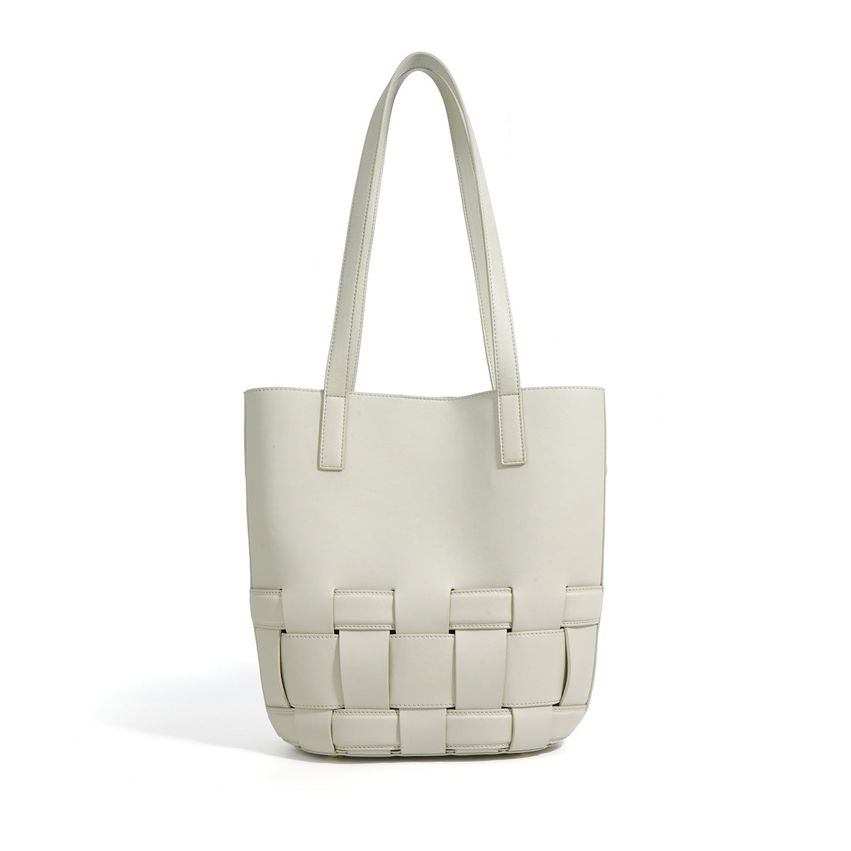 Woven Cowhide Tote Bag