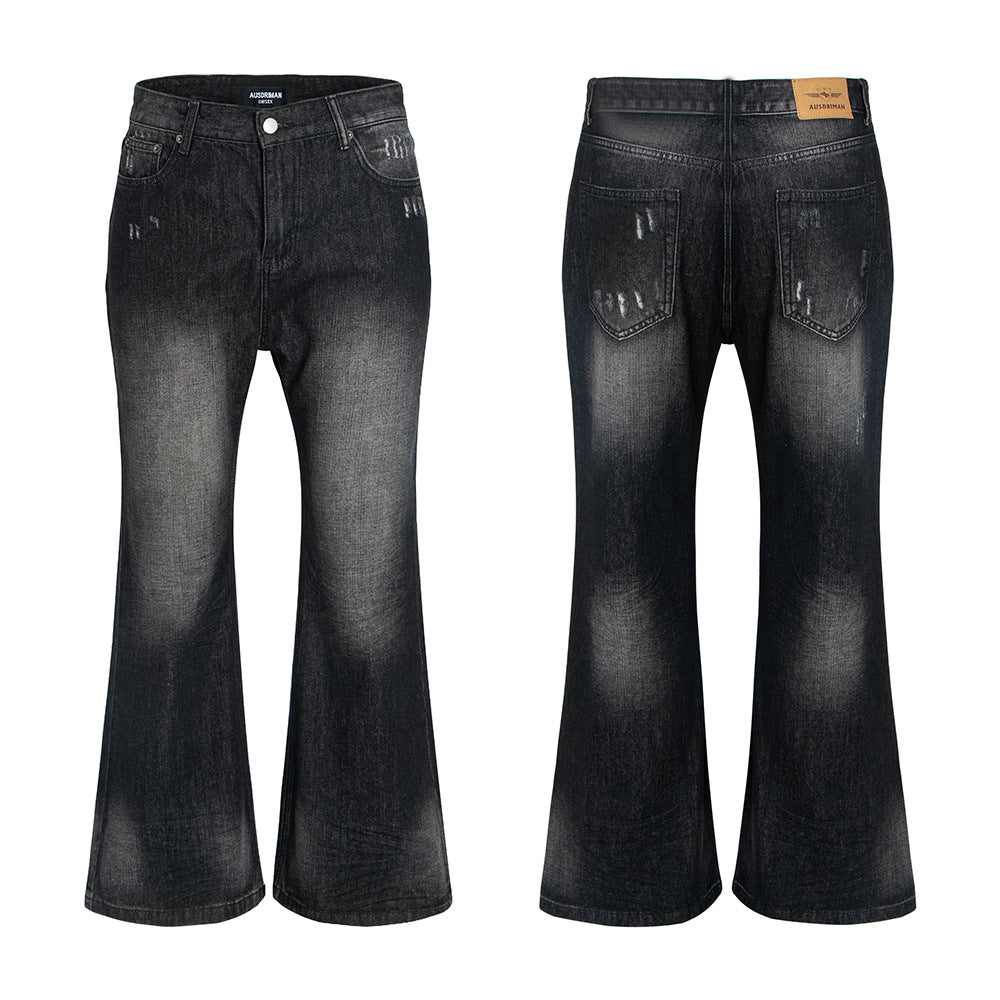 Hoge taille flared denim broek voor dames