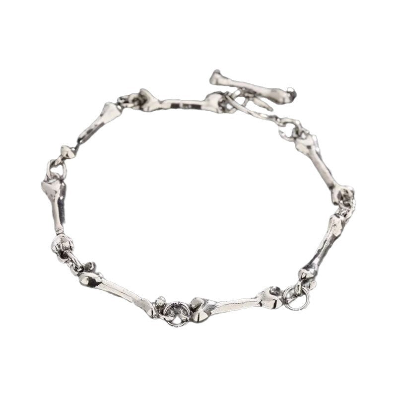 Geometric Bone String Bracelet Unisex Hip Hop Jewelry