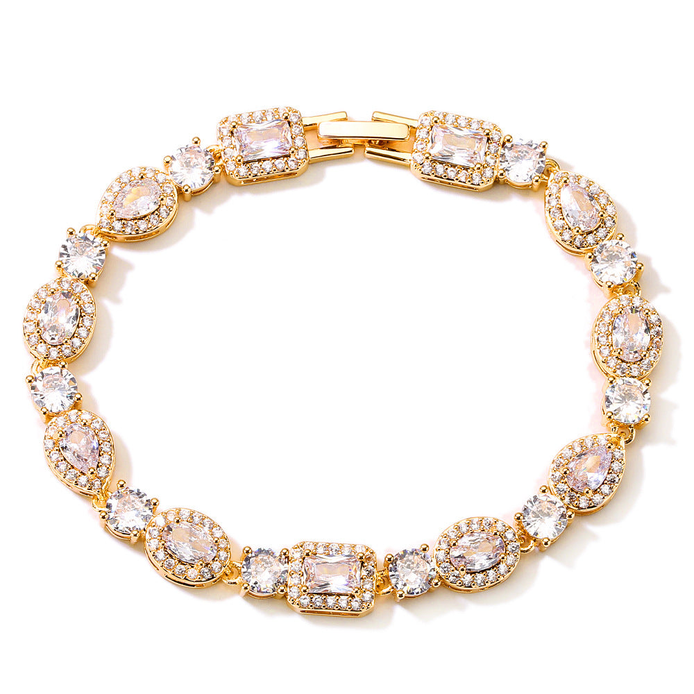 Elegant Pearl and Zircon Bracelet for Women