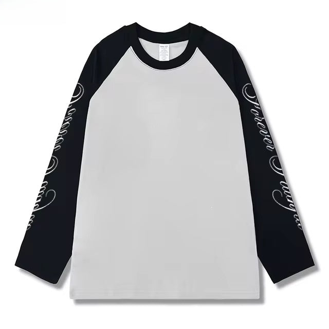 Patchwork Long Sleeve T-shirt