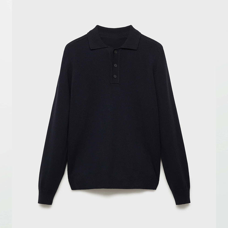 Lange mouwen poloshirt met knoopjes