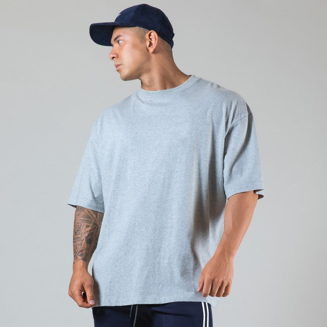 Casual katoenen T-shirt met korte mouwen voor heren