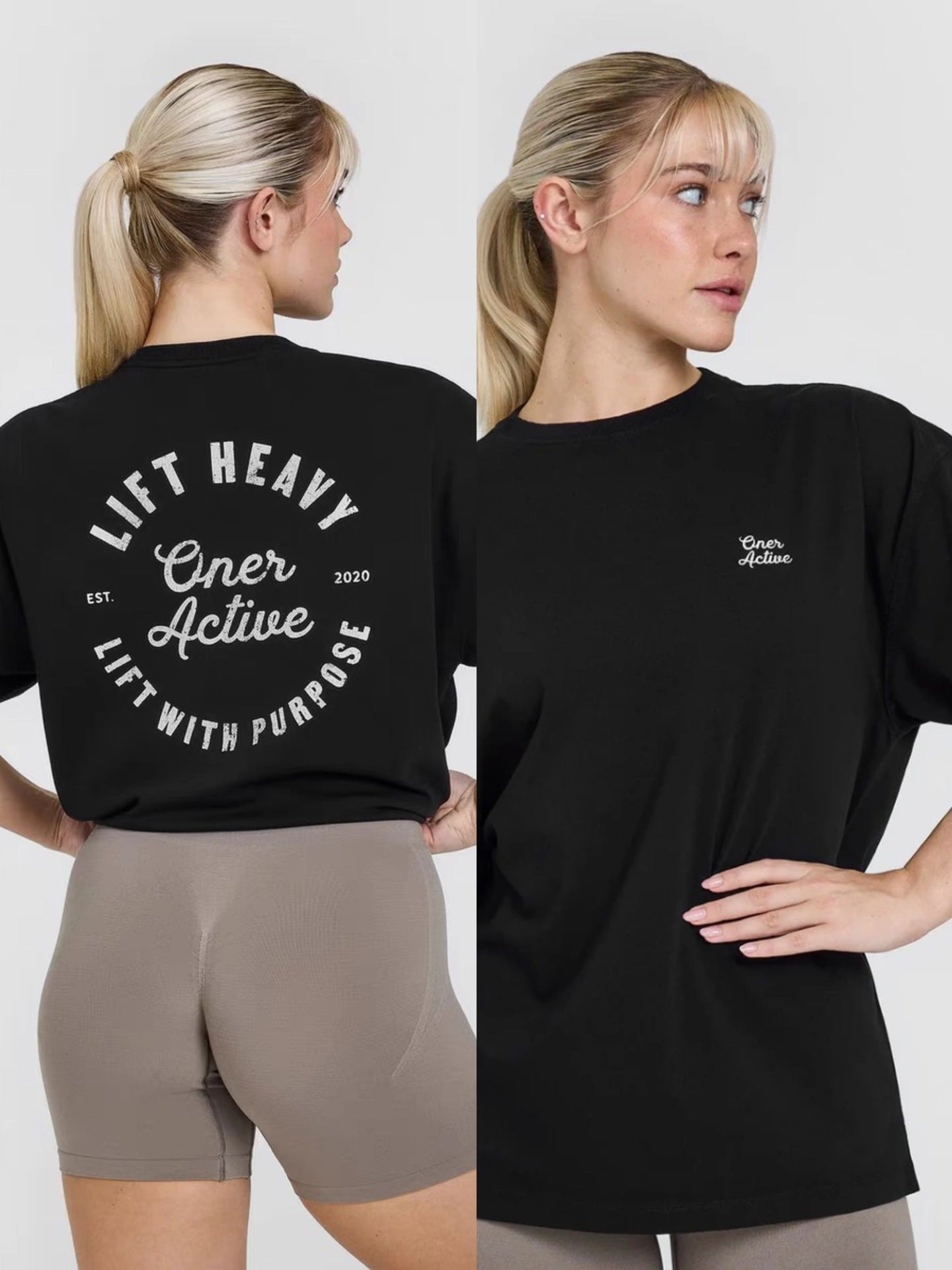 Summer ONER Active Loose Casual T-SHIRTS WOMEN Light Yoga S