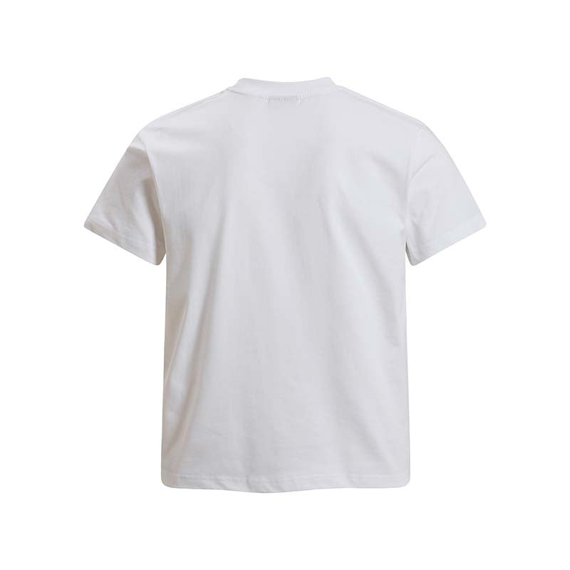 T-shirt met korte mouwen en gemêleerd letterpatroon