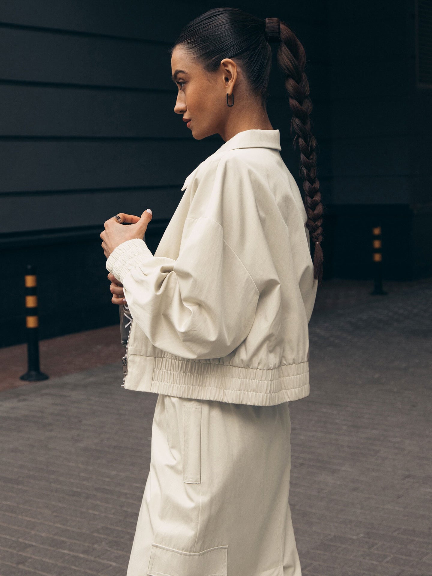 Europese en Amerikaanse korte revers jacket