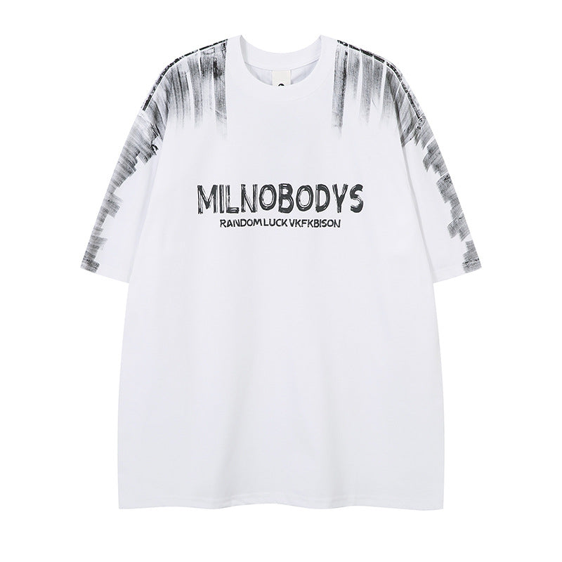 Short Sleeve T-Shirt Men's Summer Loose Couple Student