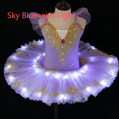 Childrens Sequined Ballet Performance Dress