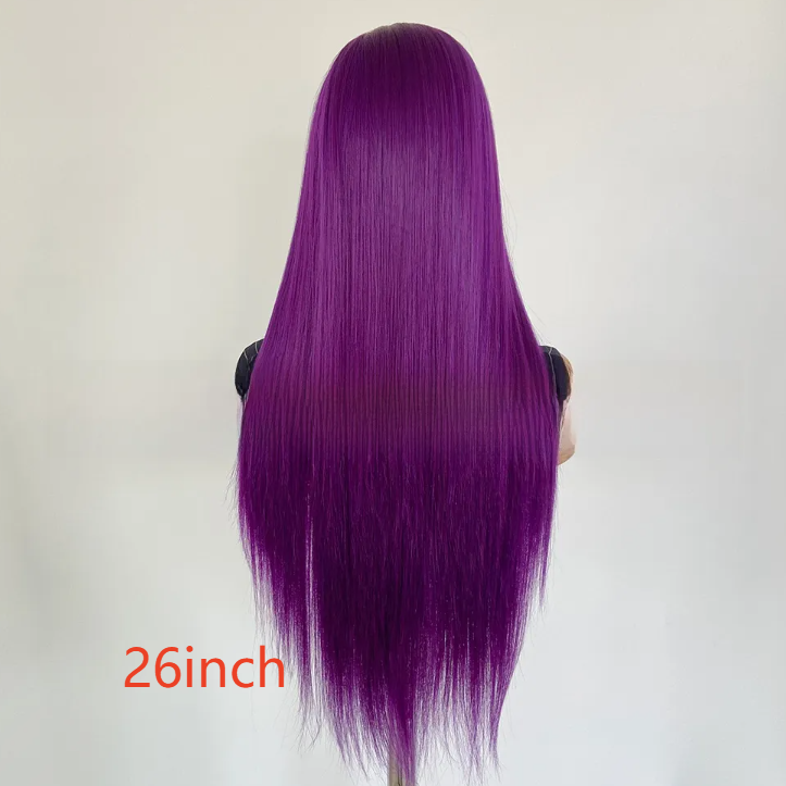 Purple Lace Front Synthetic Wig