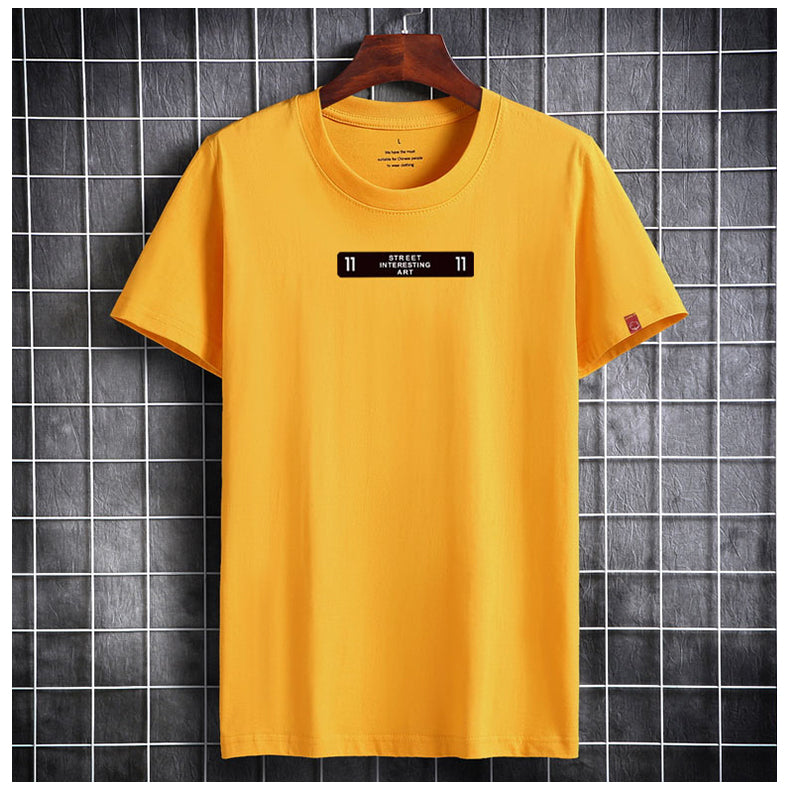 Heren T-shirt van katoen met korte mouwen