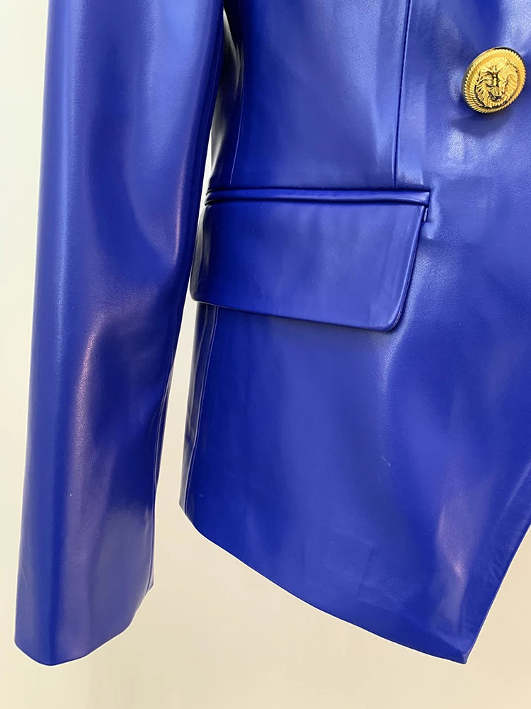 Topkwaliteit dubbelbreasted designerjas voor dames
