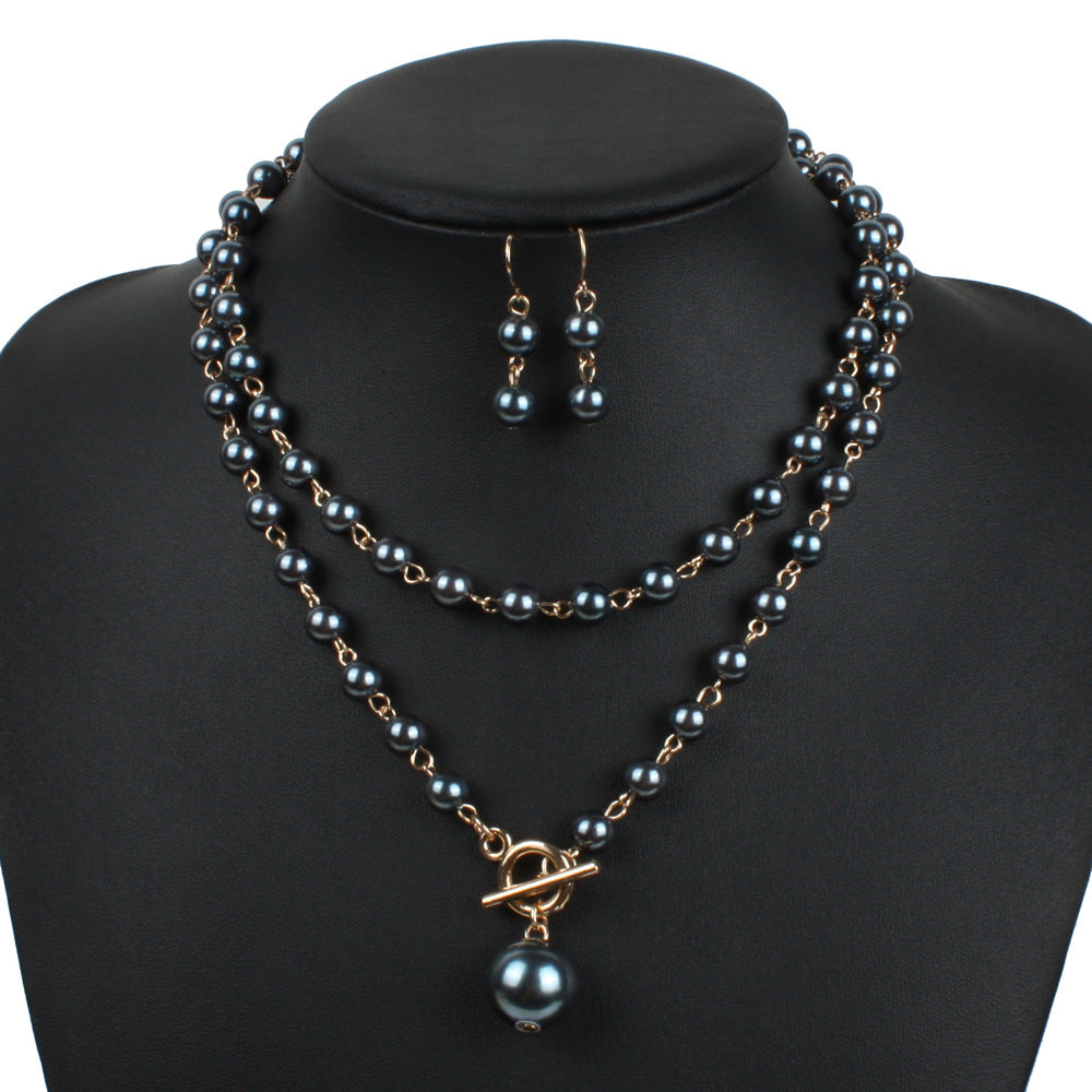 Pearl Necklace Adjustable Neck-Wrapped Necklace