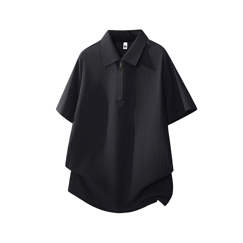 Flip Collar Men's Polo Shirt