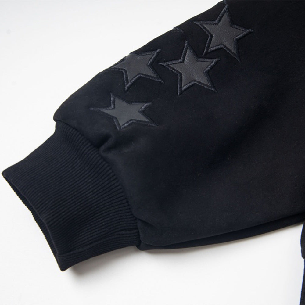 Baseballjacket met sterrenprint unisex