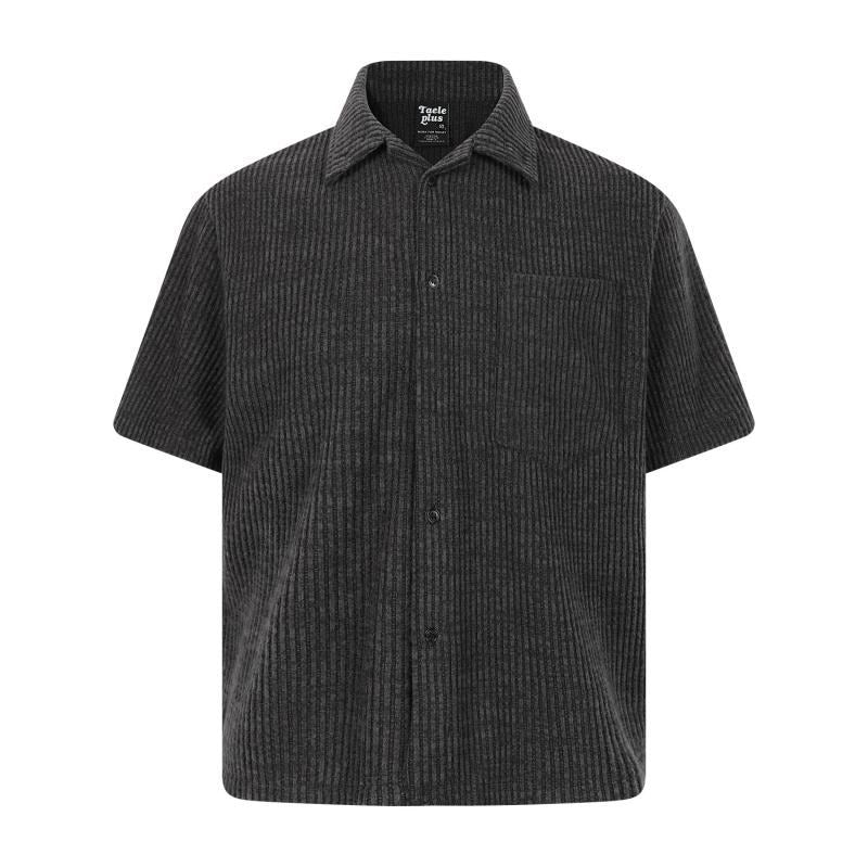 Striped loose short sleeved shirt