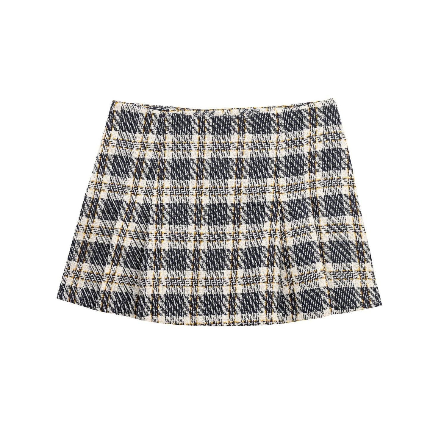 Women's Clothing Plaid Tank Top + Short Skirt