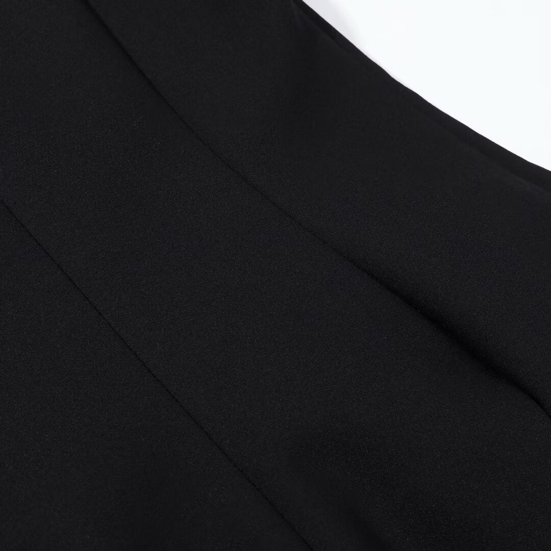 New women's stylish contrasting butterfly bow mini dress