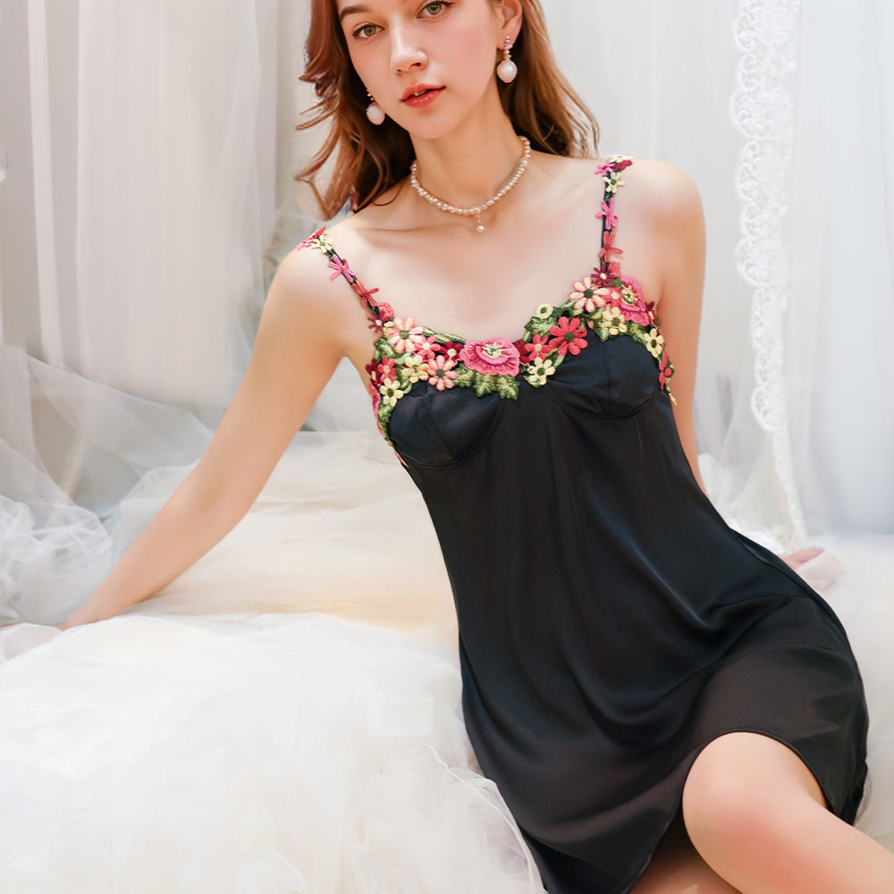 Satin Strappy Nightdress for Women