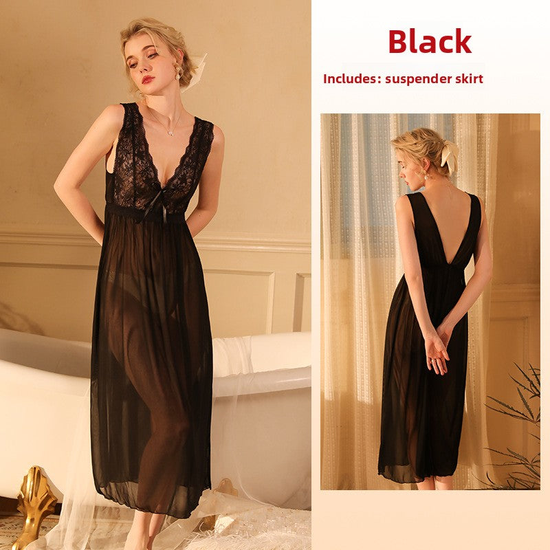 Mesh Sling Nightdress Home Sleepwear