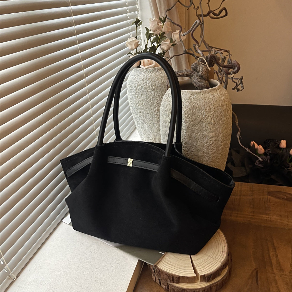 Womens Retro Shoulder Tote Bag