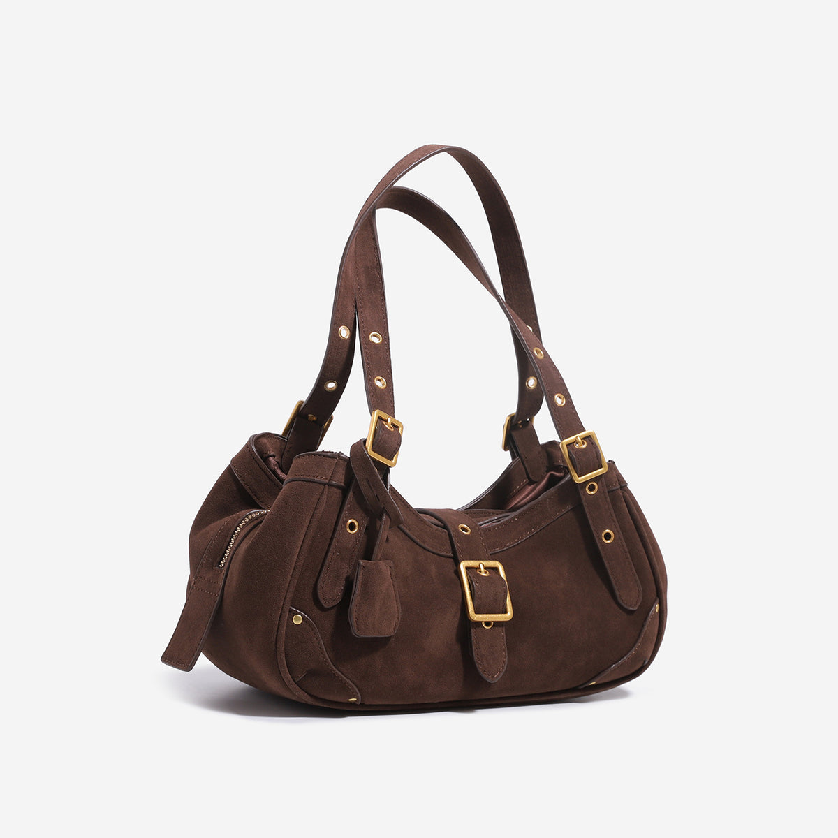 Retro Cowhide Saddle Shoulder Bag