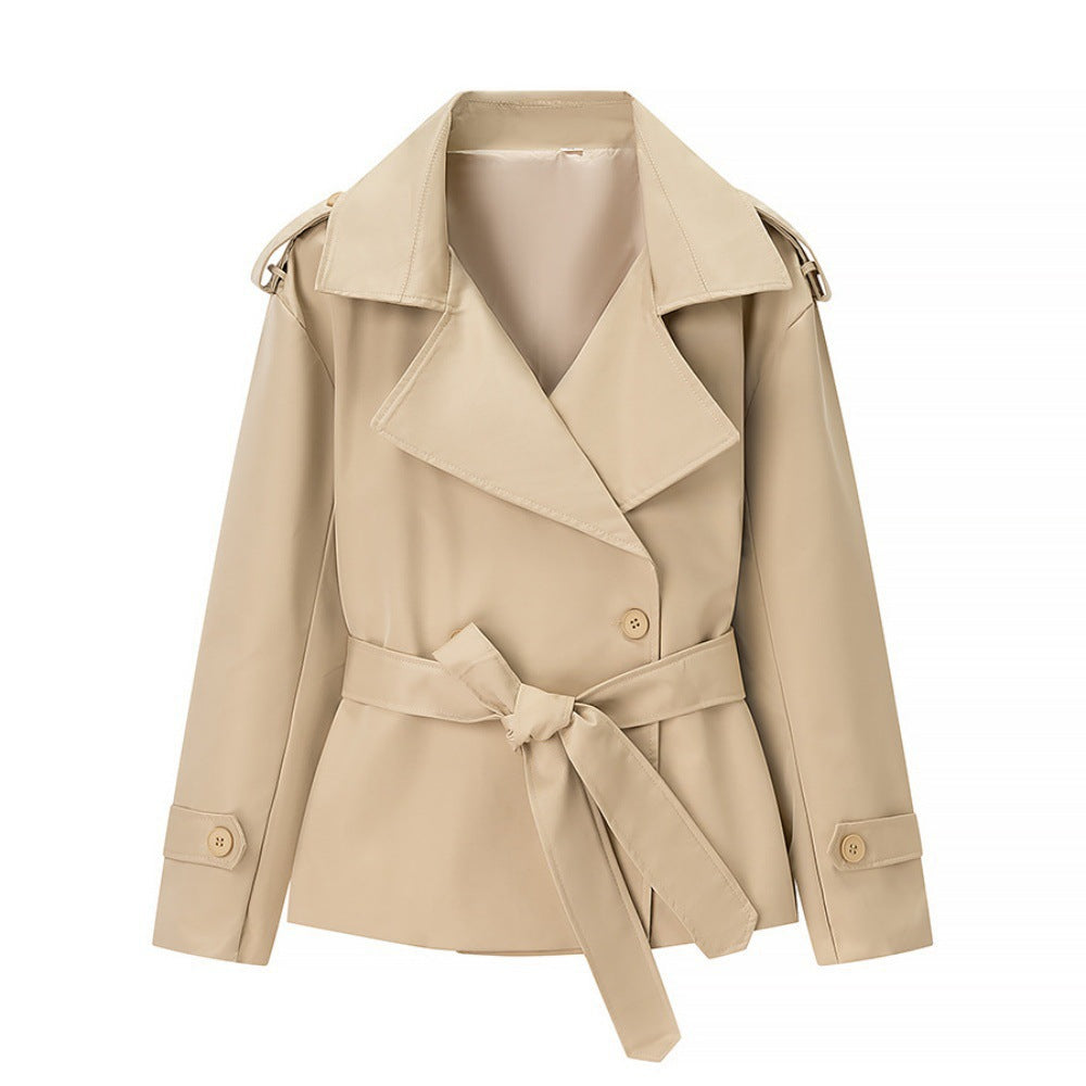 Womens Belted Short Jacket
