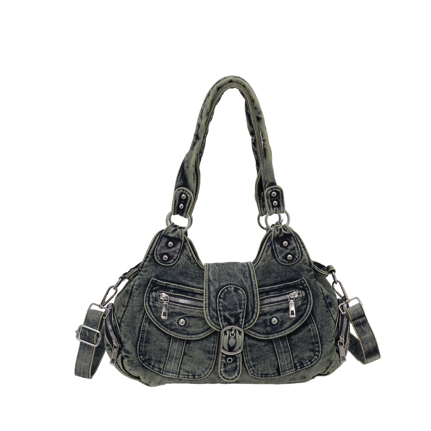 Retro Denim Women Shoulder Bag