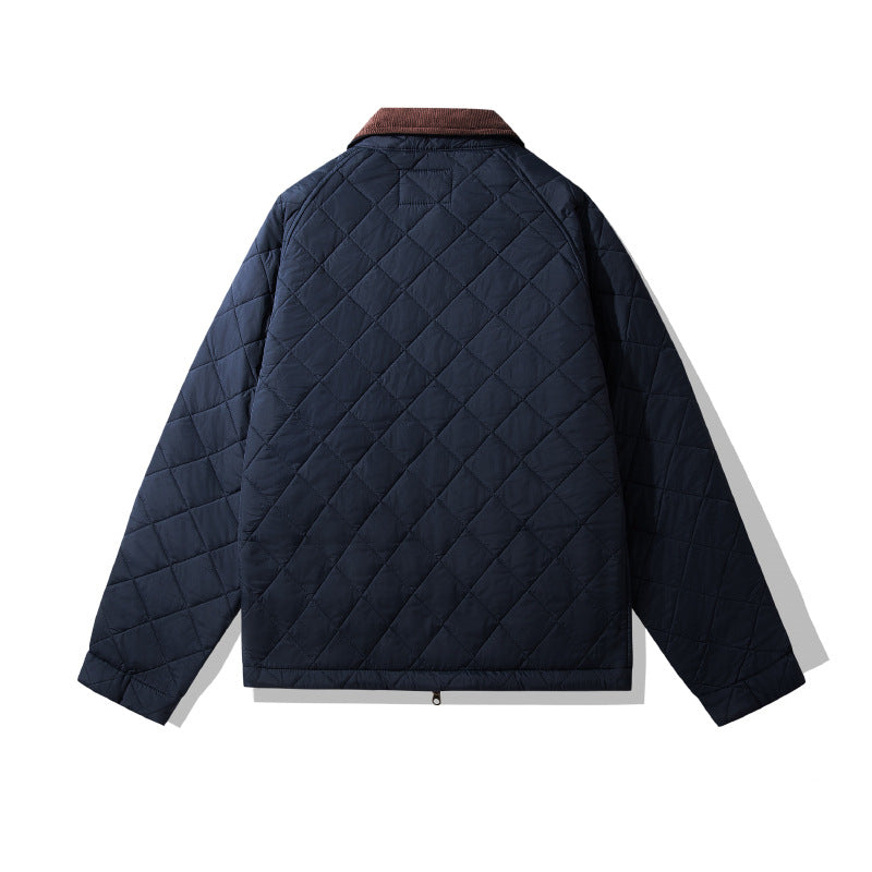 Klassieke gewatteerde corduroy jacket voor heren