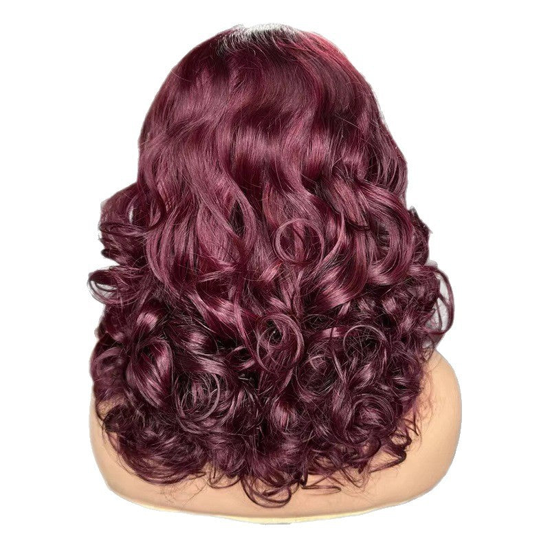 Hook lace front wig